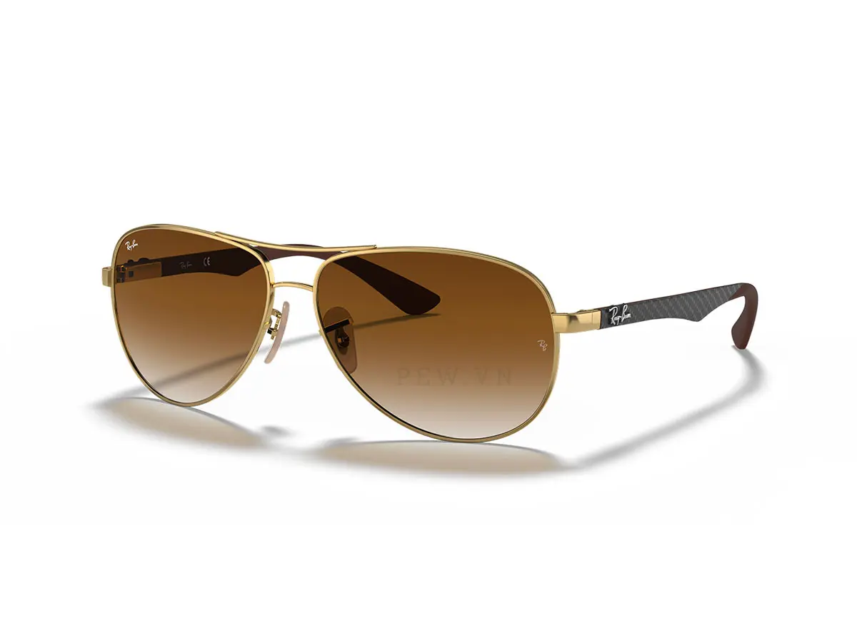 Ray-Ban Aviator Carbon Fibre RB8313-001/51(61)