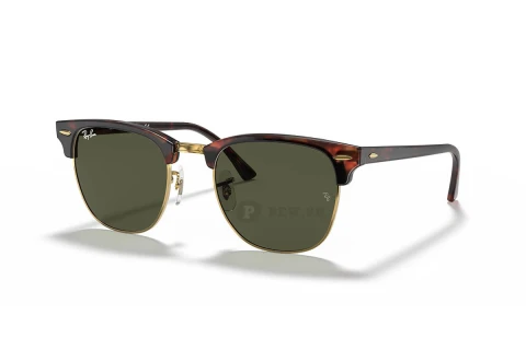 Kính RayBan Clubmaster RB3016-W0366 51mm đồi mồi viền vàng