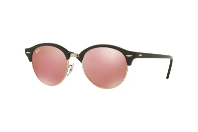 RayBan Clubmaster Round RB4246F-1197/Z2(53) tráng gương hồng