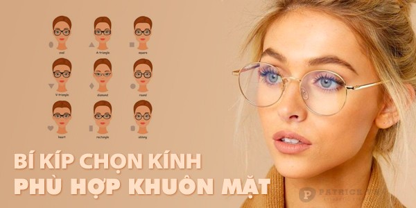 Cách chọn kính phù hợp với khuôn mặt