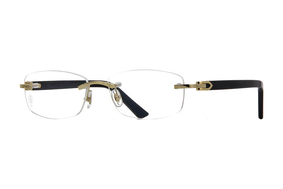 Cartier CT0048O 002 (53) Signature C vàng đen