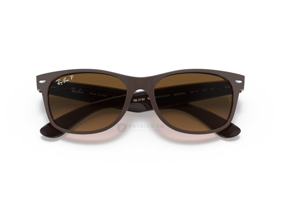 Ray-Ban New Wayfarer RB2132F-6608/M2(55) Polarized