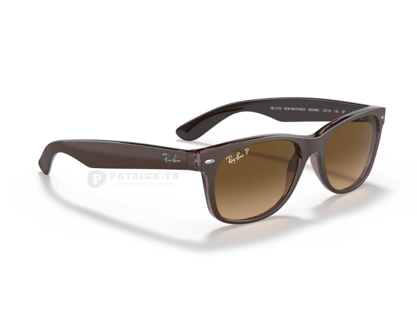 Ray-Ban New Wayfarer RB2132F-6608/M2(55) Polarized