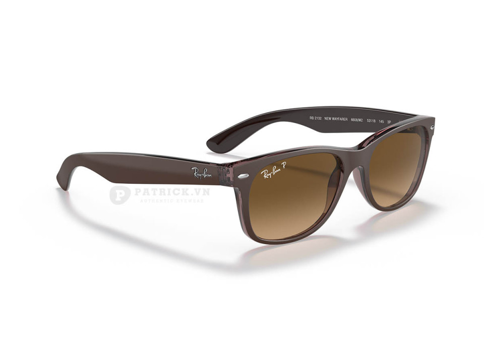 Ray-Ban New Wayfarer RB2132F-6608/M2(55) Polarized