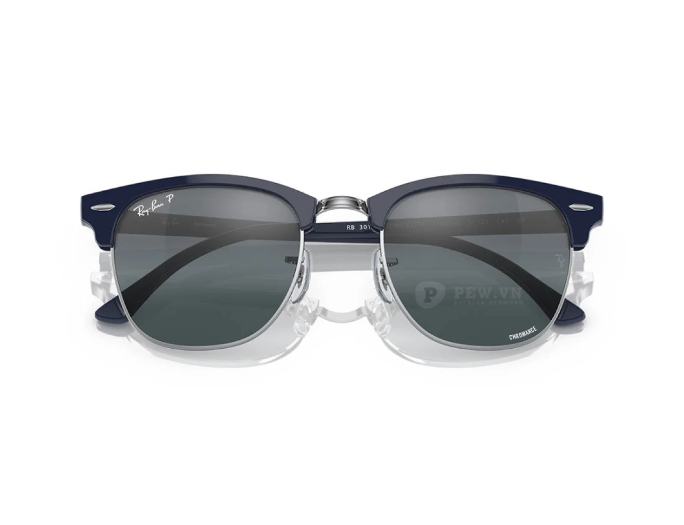 Ray-Ban Clubmaster RB3016F-1366/G6(49) Polarized