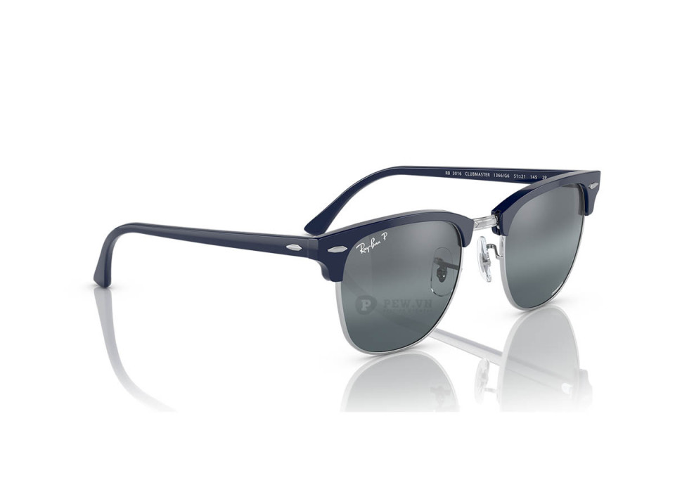 Ray-Ban Clubmaster RB3016F-1366/G6(49) Polarized