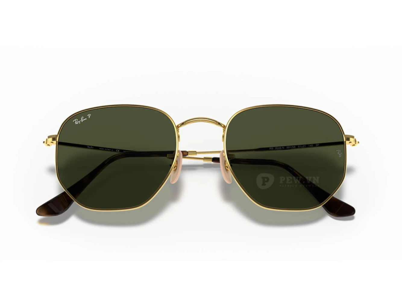 Ray-Ban Hexagonal RB3548N-001/58(51)