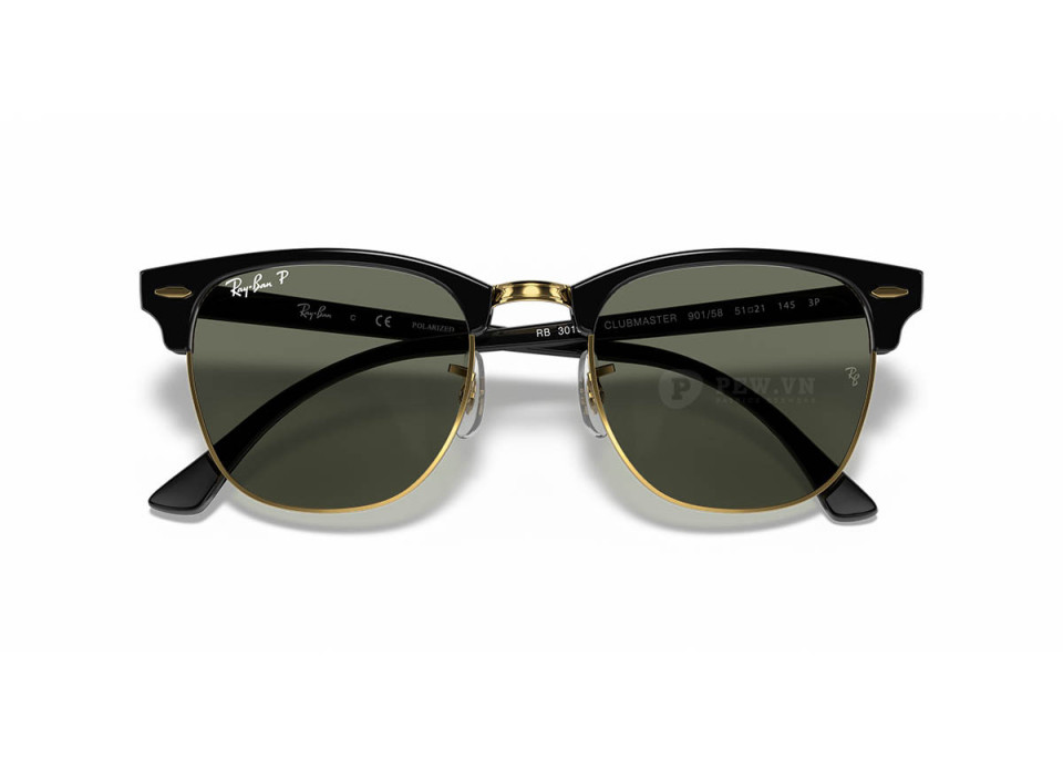 Ray-Ban Clubmaster RB3016F-901/58(55)