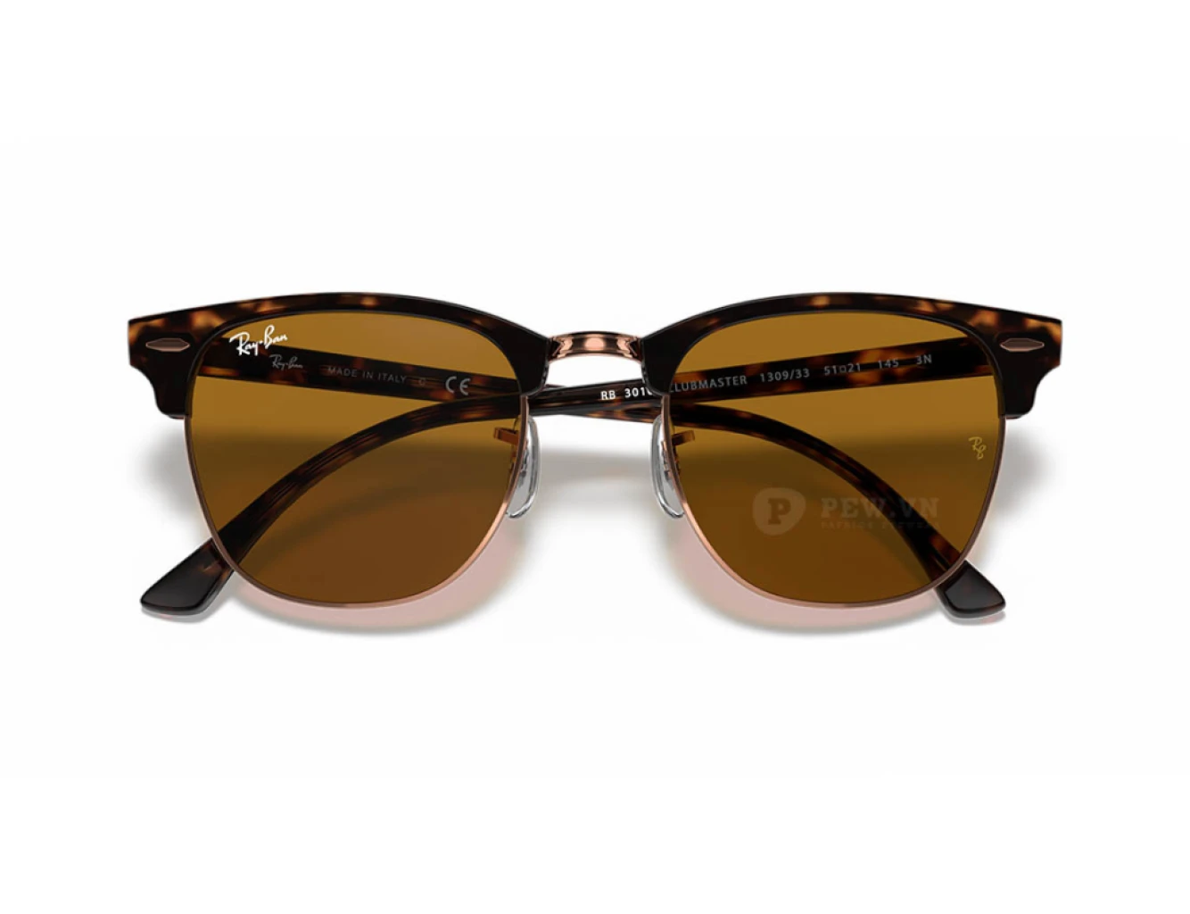 Ray-Ban Clubmaster RB3016F-1309/33(55)