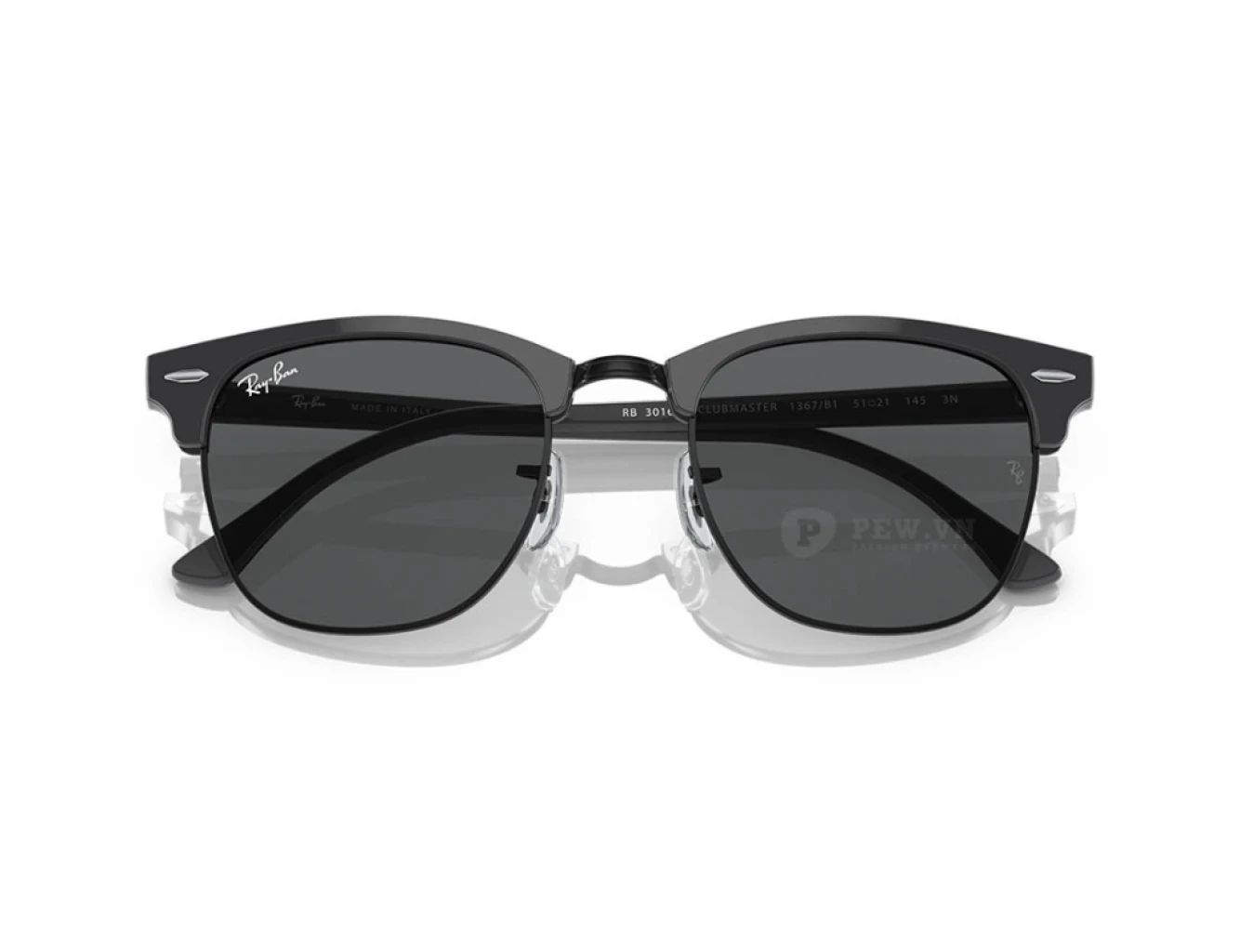 Ray-Ban Clubmaster RB3016F-1367/B1(55)