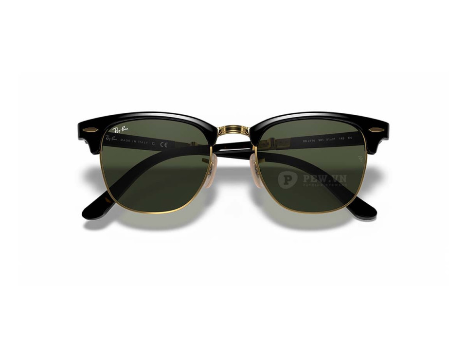 Ray-Ban Clubmaster Folding RB2176-901(51)