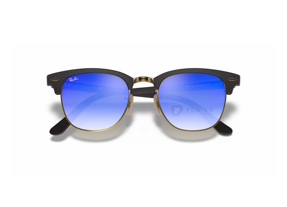 Ray-Ban Clubmaster Folding RB2176F-901S/7Q(51)