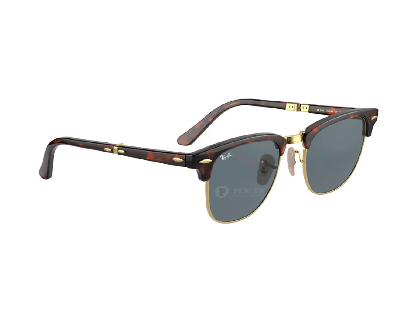 Ray-Ban Clubmaster Folding Reloaded RB2176F-990/R5(51)