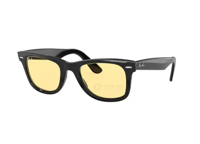 RayBan Wayfarer RB2140F-901/R6(52) tròng vàng sáng đi đêm