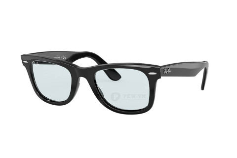 RayBan Wayfarer RB2140F-601/R5(52) tròng xanh dương nhạt