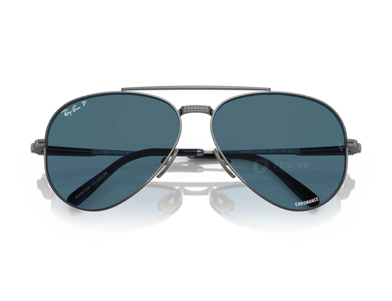 Ray-Ban Aviator II Titanium RB8225-3142/S2(62) Polarized