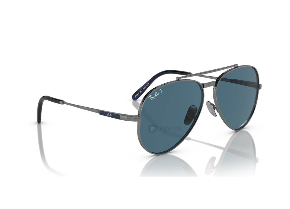 Ray-Ban Aviator II Titanium RB8225-3142/S2(62) Polarized