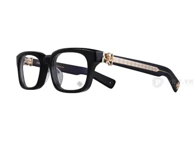 Gọng kính Chrome Hearts FOTI H.T.2 BK 18KGP
