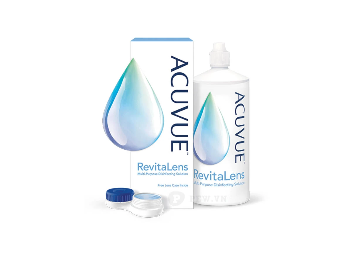 Nước ngâm lens Acuvue Revitalens 300ML