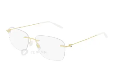 Gọng kính Montblanc MB0075O 002 (56) gọng vàng bắt ốc