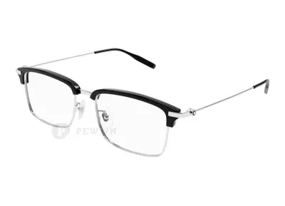 Gọng kính Montblanc MB0318OA 001 (55) nửa gọng thanh lịch