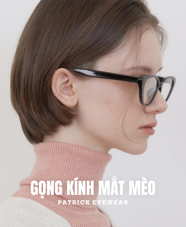 gọng kính mắt mèo nhựa