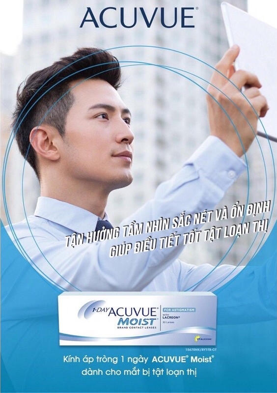 kính áp tròng Acuvue loạn thị