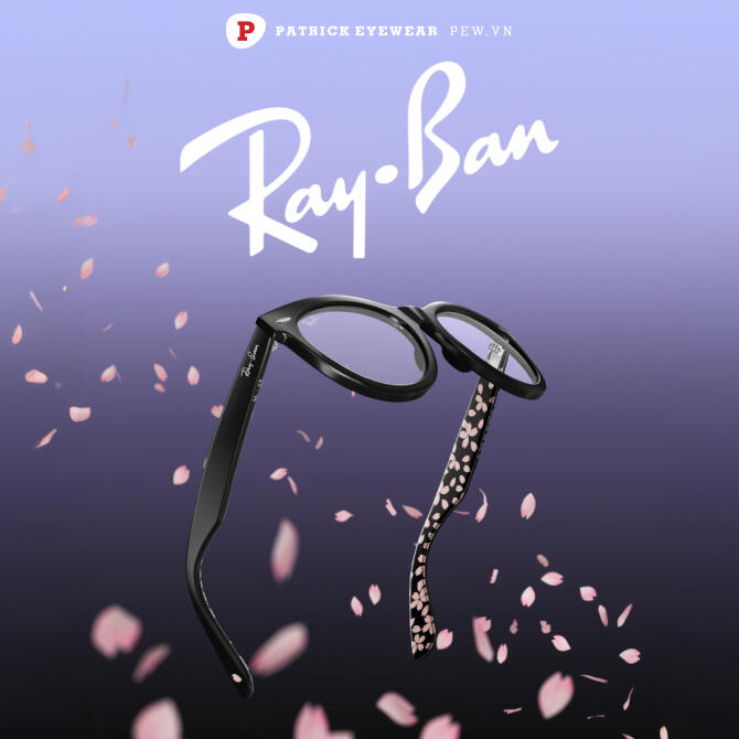 phiên bản gọng kính ray-ban sakura