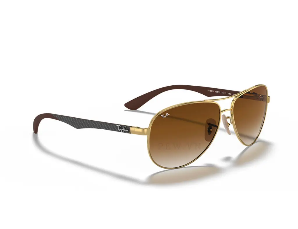 Ray-Ban Aviator Carbon Fibre RB8313-001/51(61)