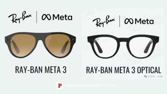 Hé lộ thiết kế RayBan Meta 3 đậm chất thời trang