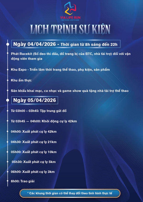 giải chạy Via Life 2026