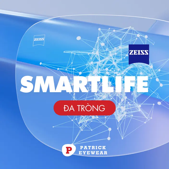 Kính đa tròng Zeiss Progressive SmartLife Pure Duravision Platinum UV 1.50