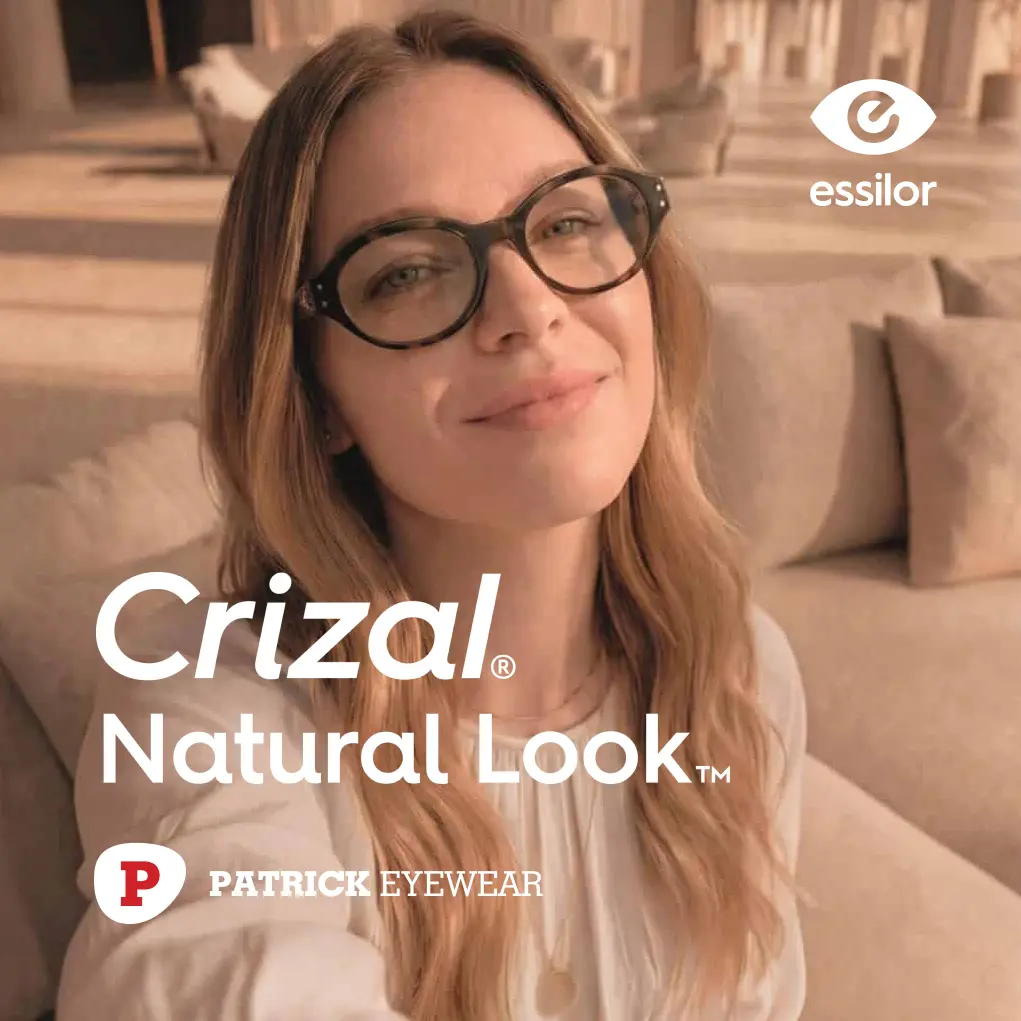 Tròng kính Essilor Crizal Natural Look BlueUV Capture 1.56