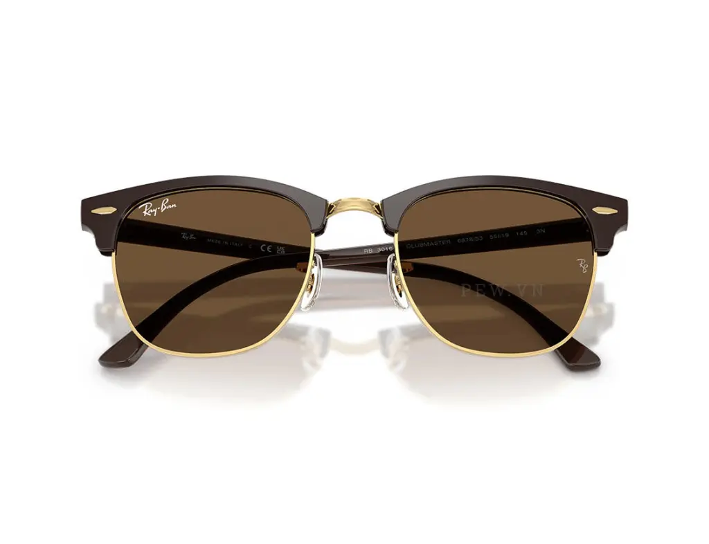 Kính mát Ray-Ban Clubmaster RB3016F-6878/53(55)