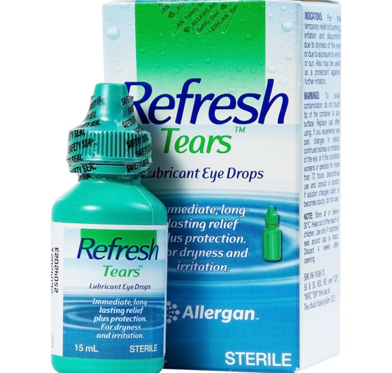 Thuốc nhỏ mắt dành cho mắt cận Refresh Tears Thuốc nhỏ mắt cho mắt cận loại nào tốt nhất