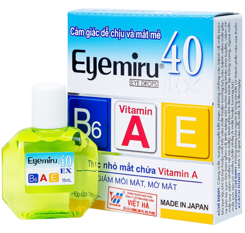 Thuốc nhỏ mắt cho mắt cận Eyemiru 40EX Thuốc nhỏ mắt cho mắt cận loại nào tốt nhất